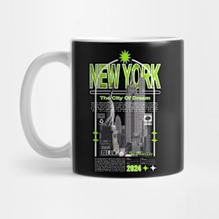 New York Design T-Shirt Mug